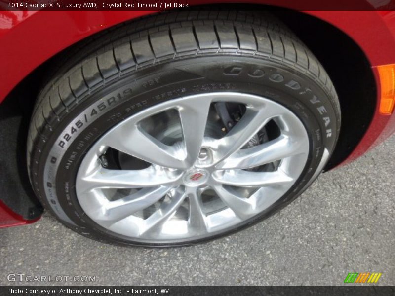 Crystal Red Tincoat / Jet Black 2014 Cadillac XTS Luxury AWD