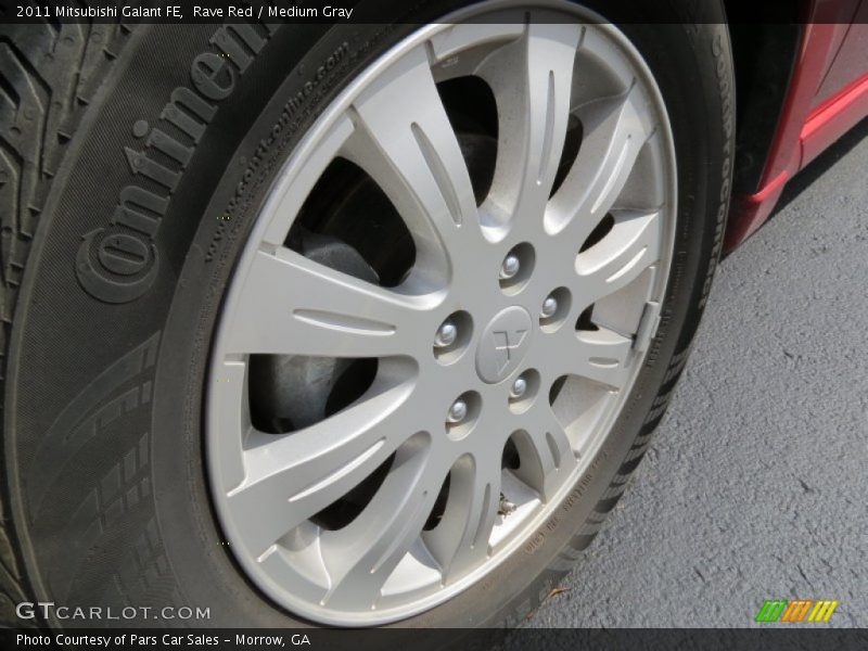 Rave Red / Medium Gray 2011 Mitsubishi Galant FE