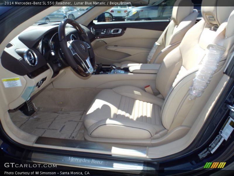  2014 SL 550 Roadster Beige/Brown Interior
