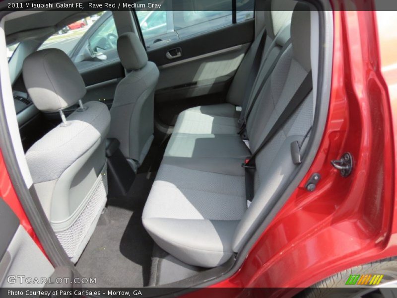 Rave Red / Medium Gray 2011 Mitsubishi Galant FE