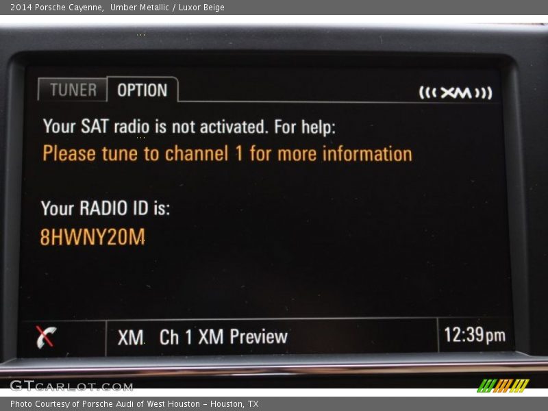 Controls of 2014 Cayenne 