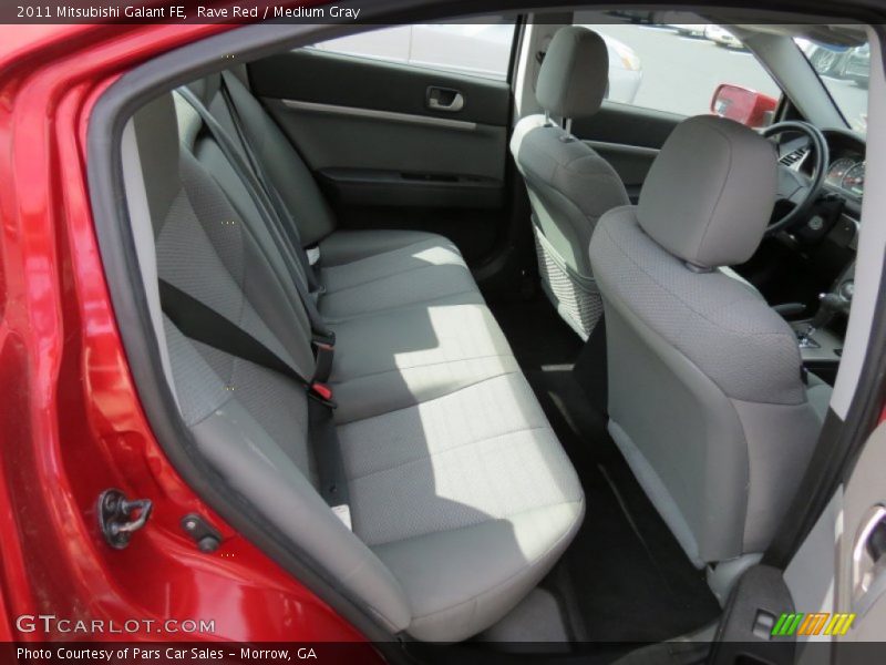 Rave Red / Medium Gray 2011 Mitsubishi Galant FE