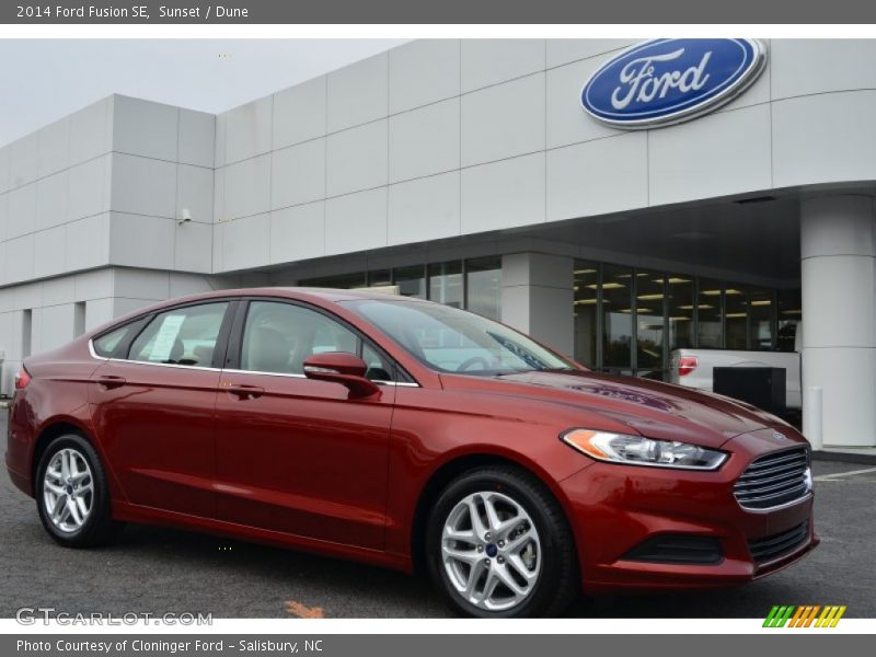 Sunset / Dune 2014 Ford Fusion SE