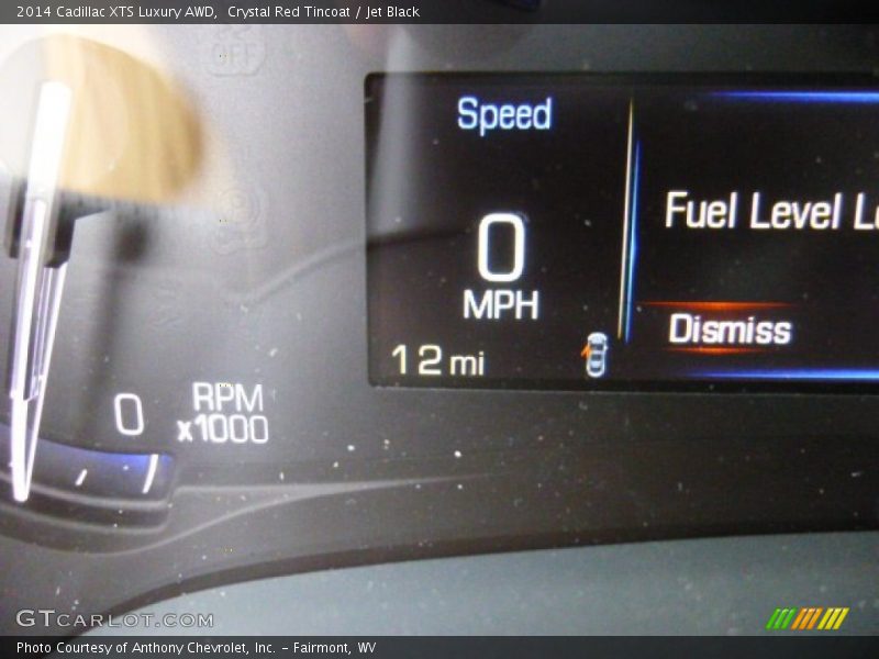 Crystal Red Tincoat / Jet Black 2014 Cadillac XTS Luxury AWD