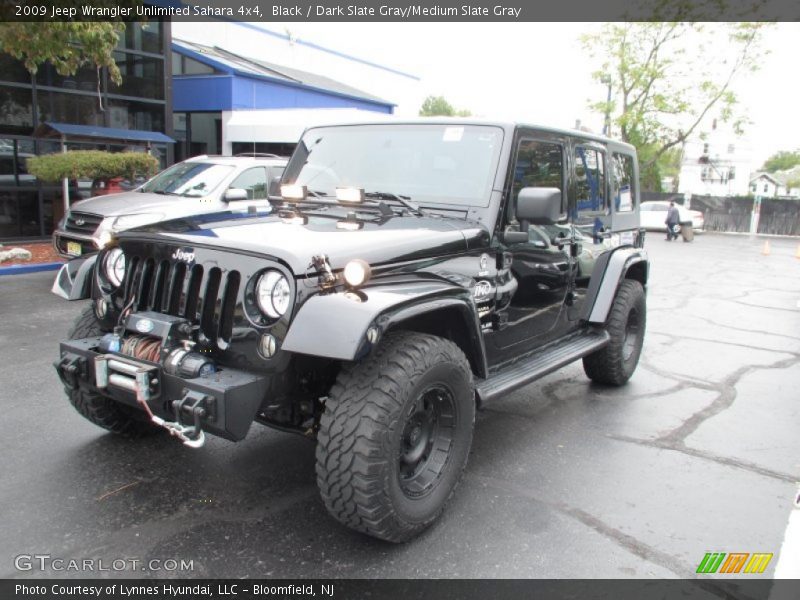 Black / Dark Slate Gray/Medium Slate Gray 2009 Jeep Wrangler Unlimited Sahara 4x4