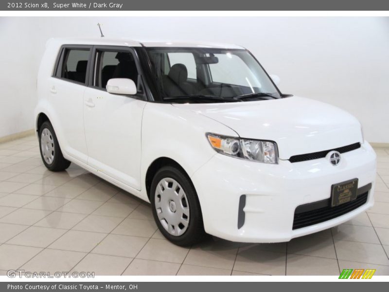 Super White / Dark Gray 2012 Scion xB