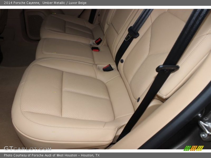 Rear Seat of 2014 Cayenne 