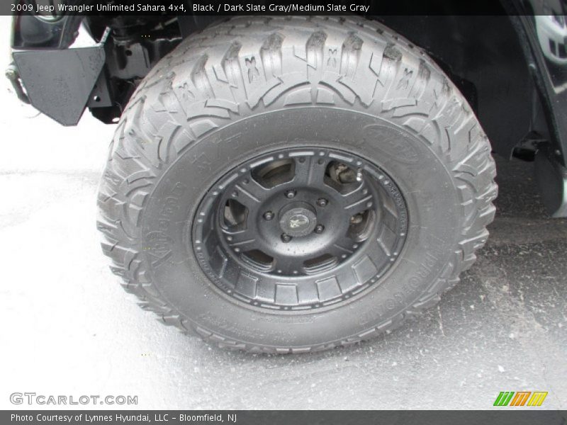 Black / Dark Slate Gray/Medium Slate Gray 2009 Jeep Wrangler Unlimited Sahara 4x4
