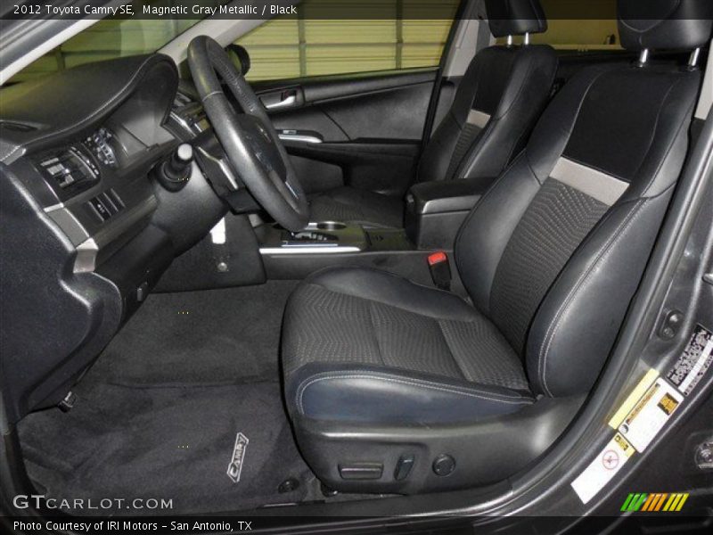 Magnetic Gray Metallic / Black 2012 Toyota Camry SE