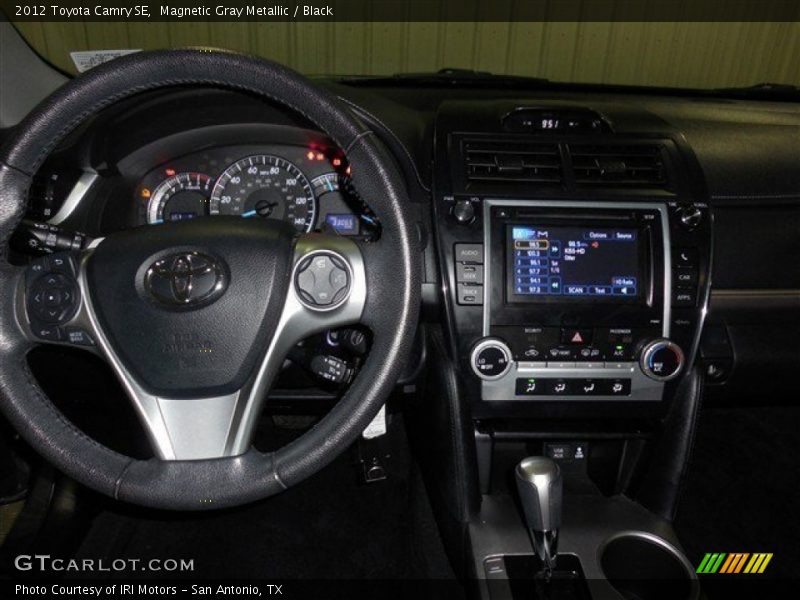 Magnetic Gray Metallic / Black 2012 Toyota Camry SE