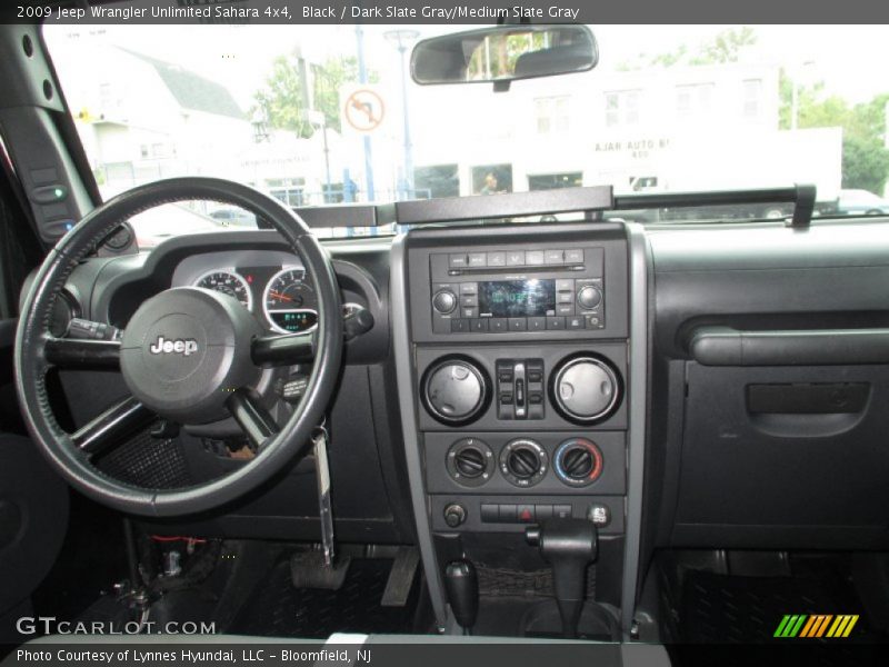 Black / Dark Slate Gray/Medium Slate Gray 2009 Jeep Wrangler Unlimited Sahara 4x4