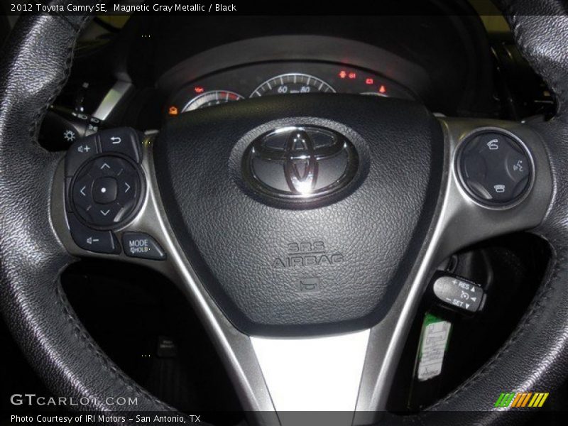 Magnetic Gray Metallic / Black 2012 Toyota Camry SE