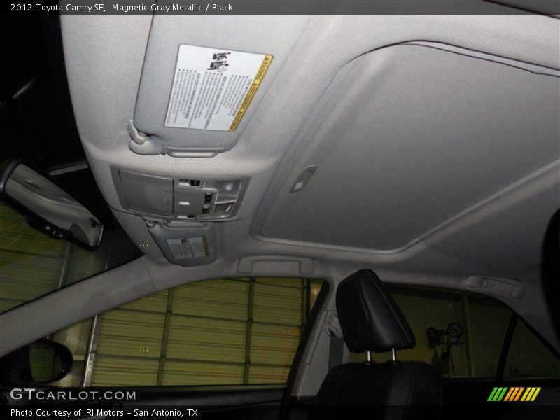 Magnetic Gray Metallic / Black 2012 Toyota Camry SE