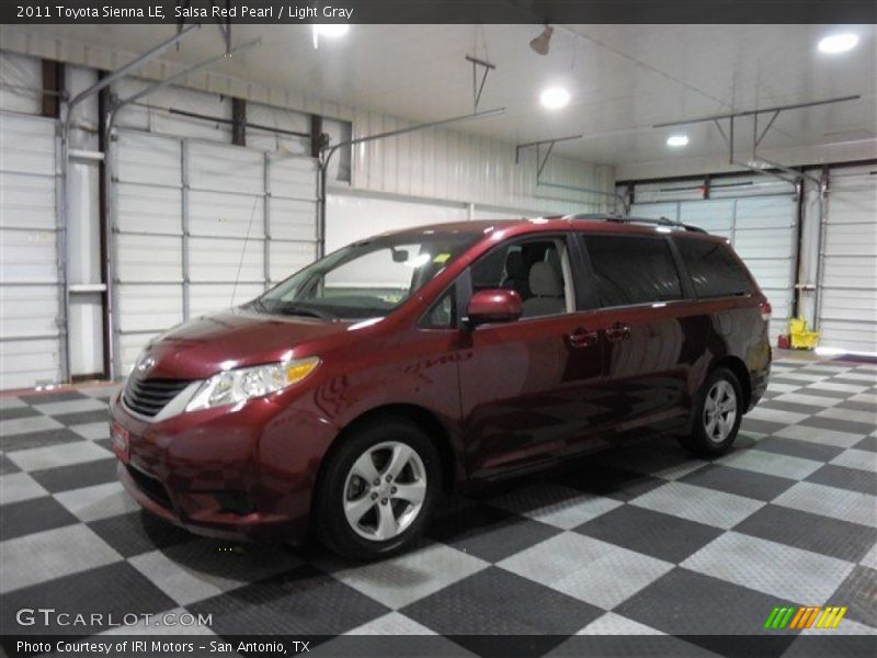 Salsa Red Pearl / Light Gray 2011 Toyota Sienna LE
