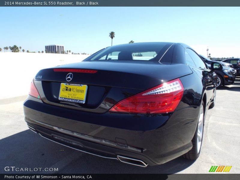 Black / Black 2014 Mercedes-Benz SL 550 Roadster