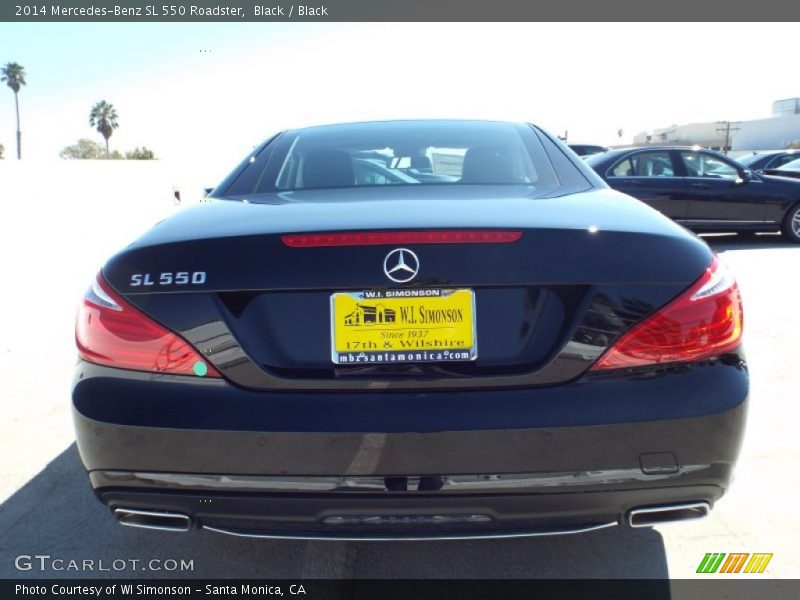 Black / Black 2014 Mercedes-Benz SL 550 Roadster