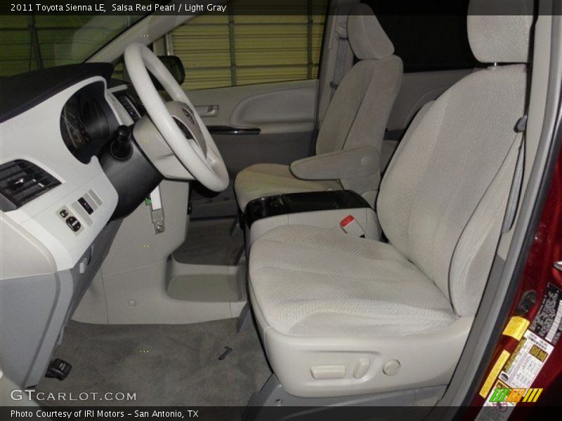 Salsa Red Pearl / Light Gray 2011 Toyota Sienna LE