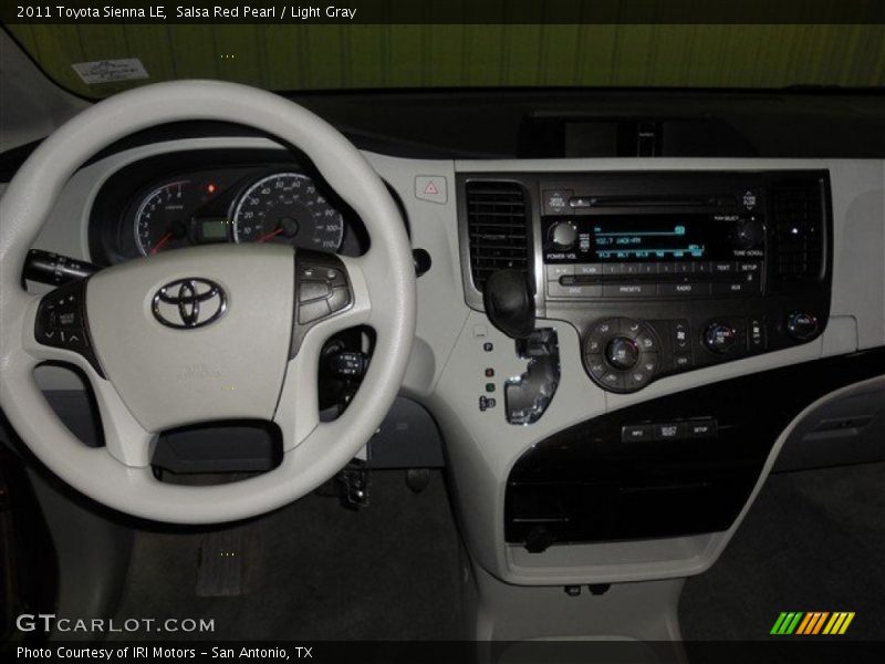 Salsa Red Pearl / Light Gray 2011 Toyota Sienna LE
