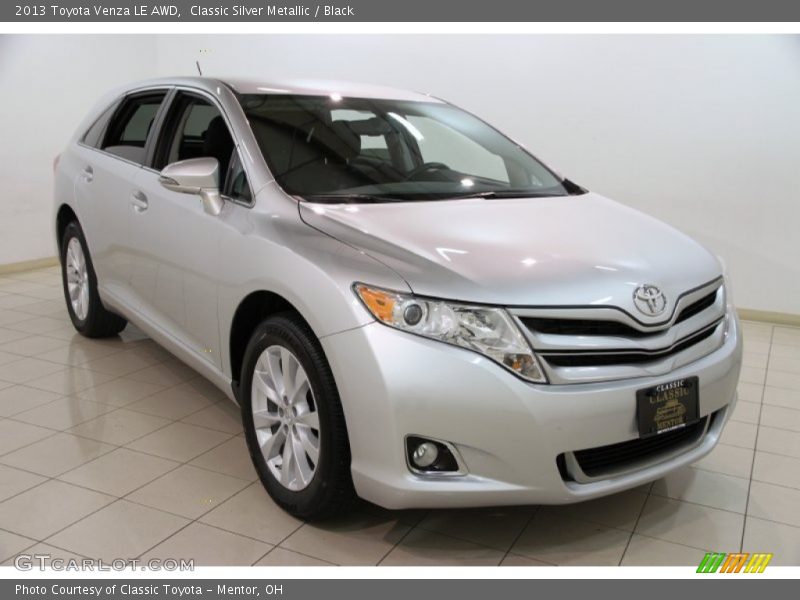 Classic Silver Metallic / Black 2013 Toyota Venza LE AWD