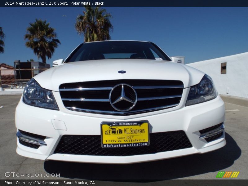 Polar White / Black 2014 Mercedes-Benz C 250 Sport