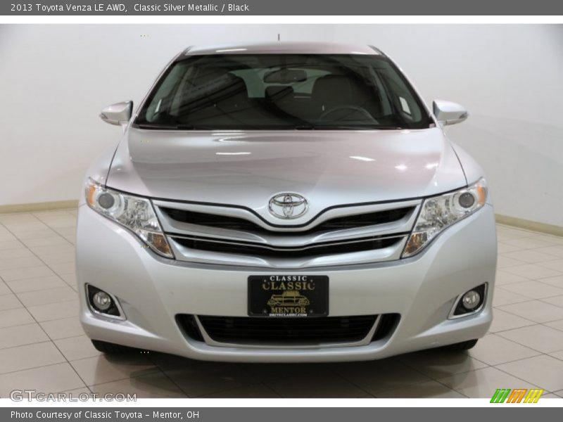 Classic Silver Metallic / Black 2013 Toyota Venza LE AWD