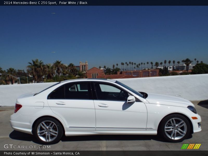 Polar White / Black 2014 Mercedes-Benz C 250 Sport