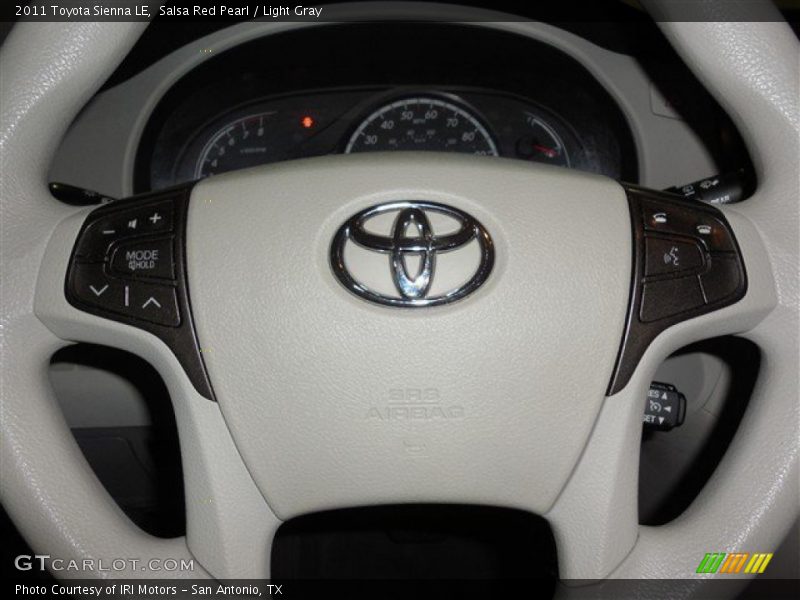 Salsa Red Pearl / Light Gray 2011 Toyota Sienna LE