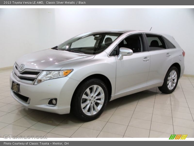 Classic Silver Metallic / Black 2013 Toyota Venza LE AWD