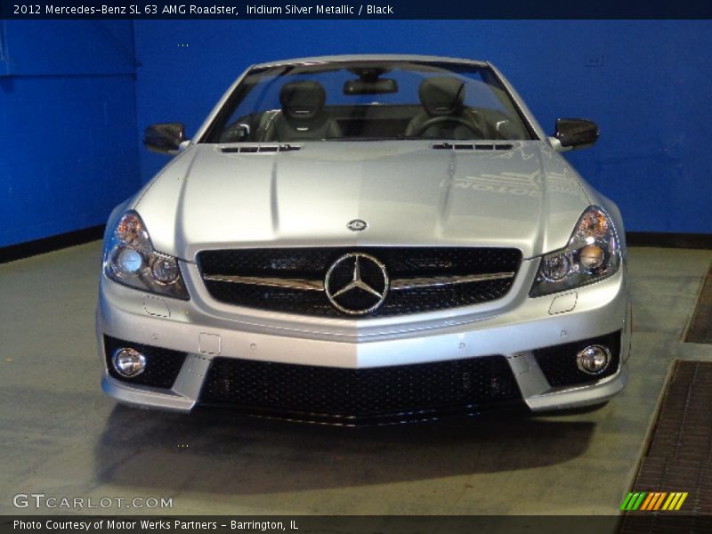 Iridium Silver Metallic / Black 2012 Mercedes-Benz SL 63 AMG Roadster