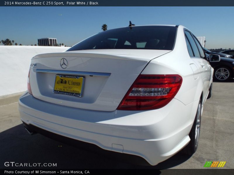 Polar White / Black 2014 Mercedes-Benz C 250 Sport