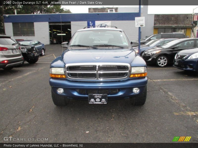 Atlantic Blue Pearl / Dark Slate Gray 2002 Dodge Durango SLT 4x4