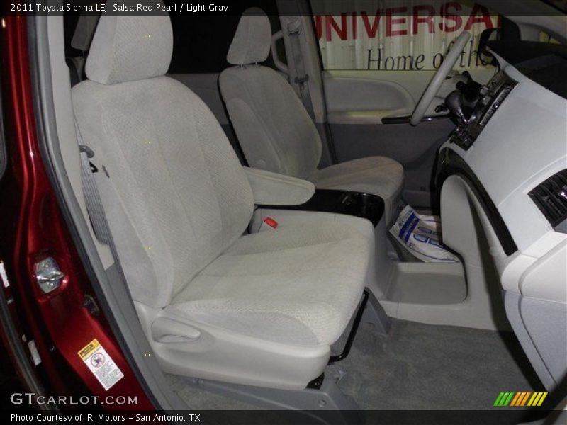 Salsa Red Pearl / Light Gray 2011 Toyota Sienna LE