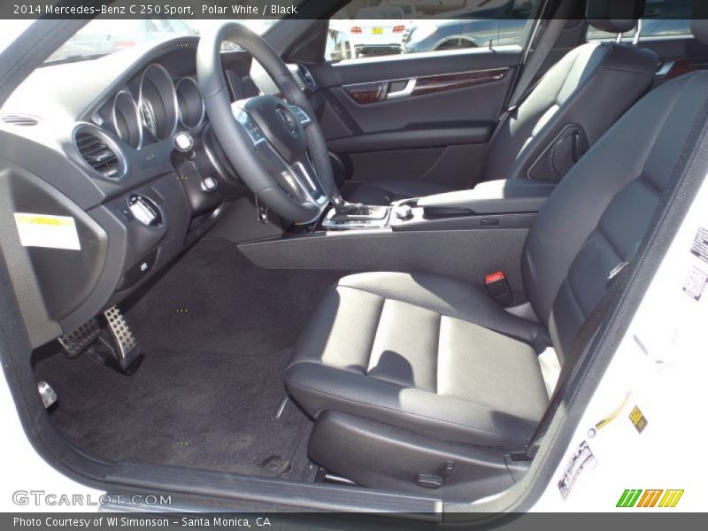 Polar White / Black 2014 Mercedes-Benz C 250 Sport
