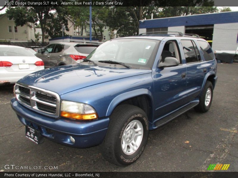 Atlantic Blue Pearl / Dark Slate Gray 2002 Dodge Durango SLT 4x4