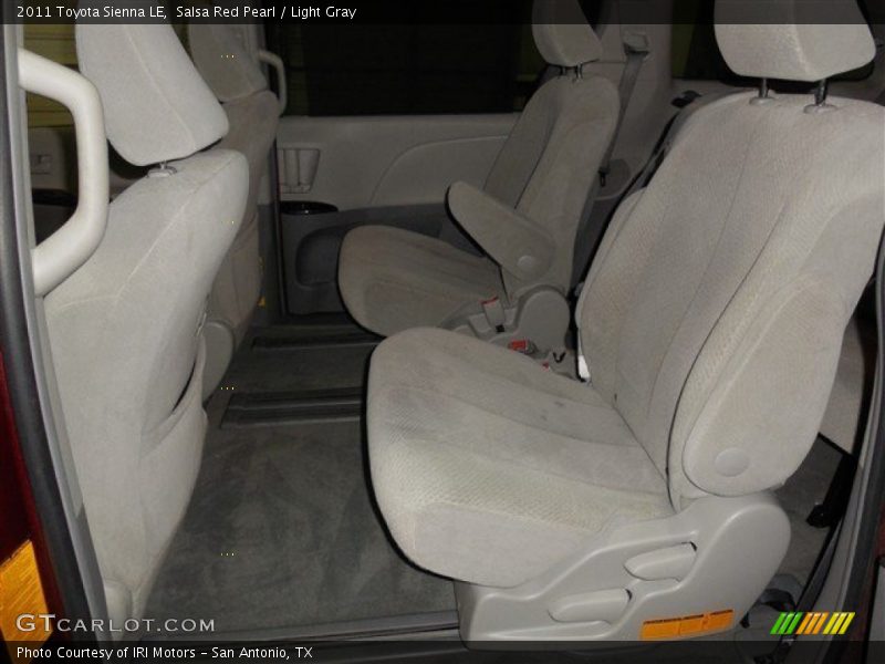 Salsa Red Pearl / Light Gray 2011 Toyota Sienna LE