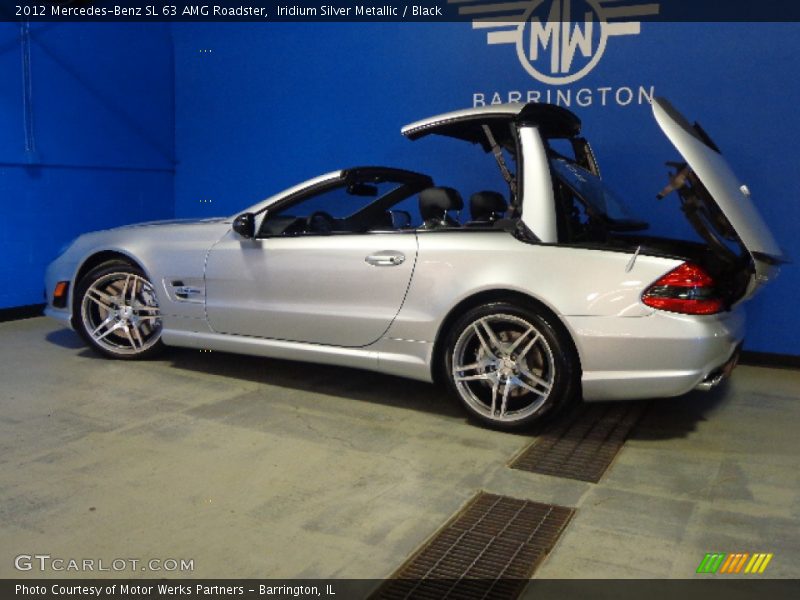 Iridium Silver Metallic / Black 2012 Mercedes-Benz SL 63 AMG Roadster