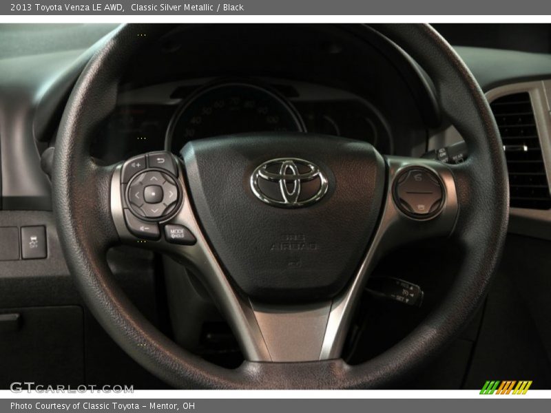Classic Silver Metallic / Black 2013 Toyota Venza LE AWD