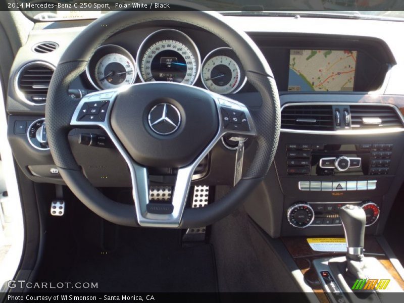 Polar White / Black 2014 Mercedes-Benz C 250 Sport
