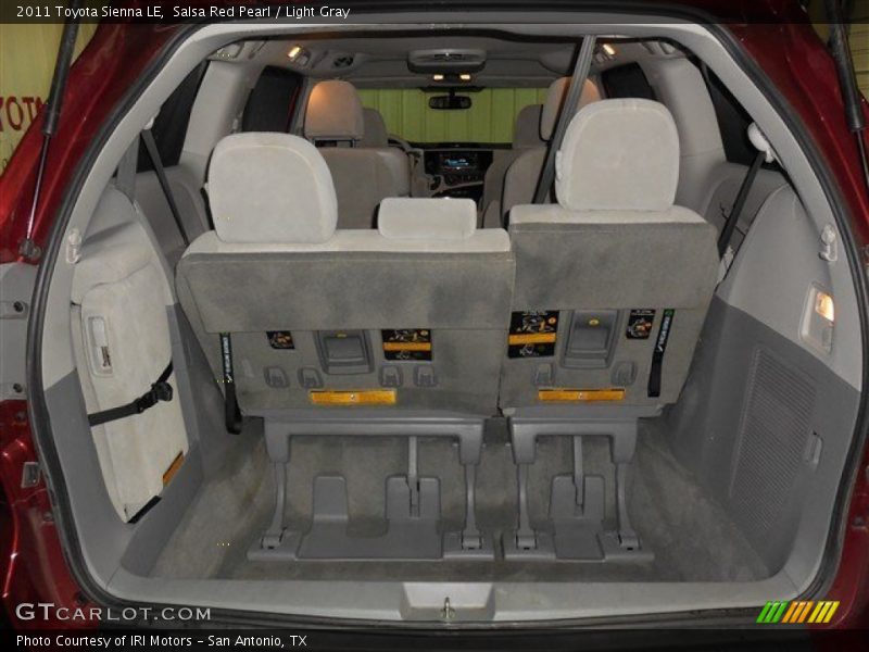 Salsa Red Pearl / Light Gray 2011 Toyota Sienna LE