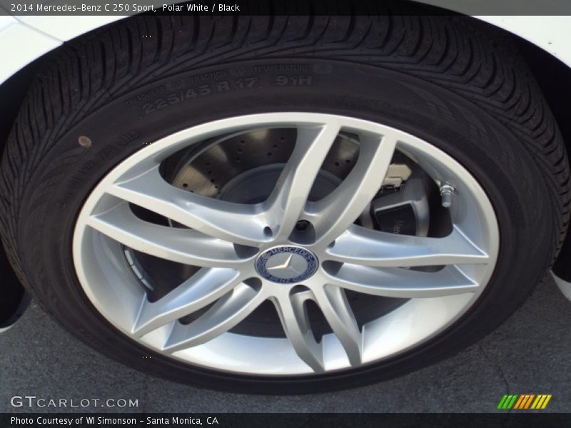 Polar White / Black 2014 Mercedes-Benz C 250 Sport