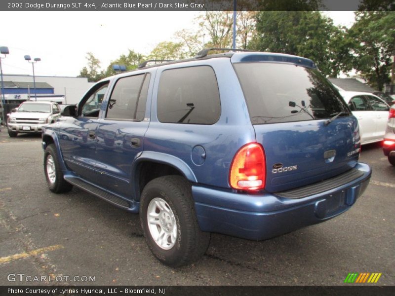 Atlantic Blue Pearl / Dark Slate Gray 2002 Dodge Durango SLT 4x4