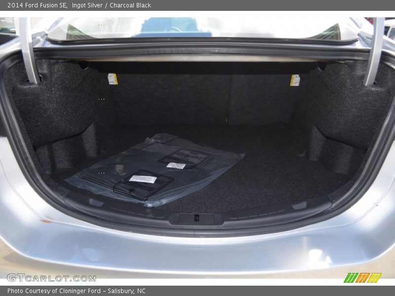 Ingot Silver / Charcoal Black 2014 Ford Fusion SE