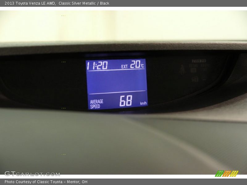 Classic Silver Metallic / Black 2013 Toyota Venza LE AWD