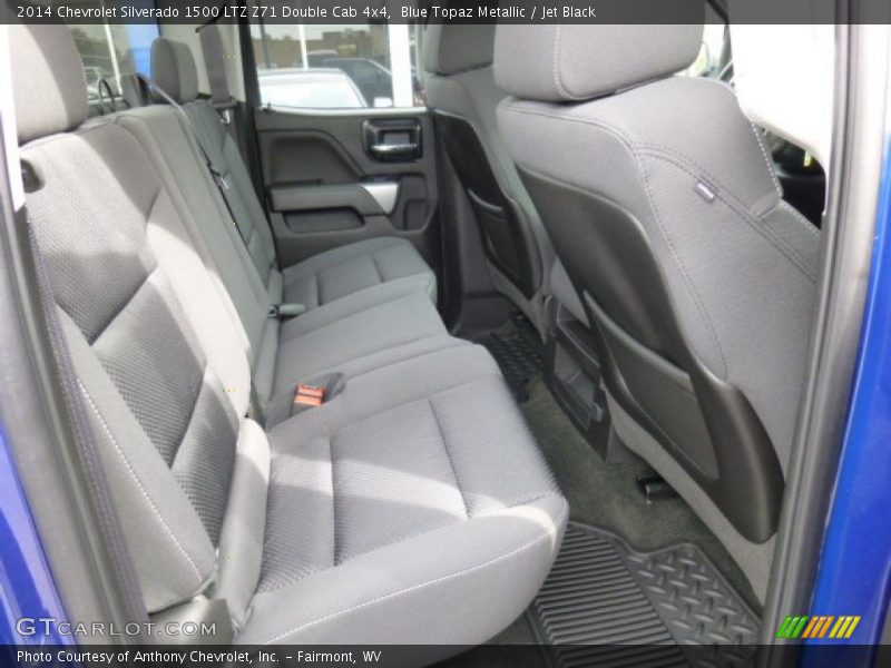 Blue Topaz Metallic / Jet Black 2014 Chevrolet Silverado 1500 LTZ Z71 Double Cab 4x4