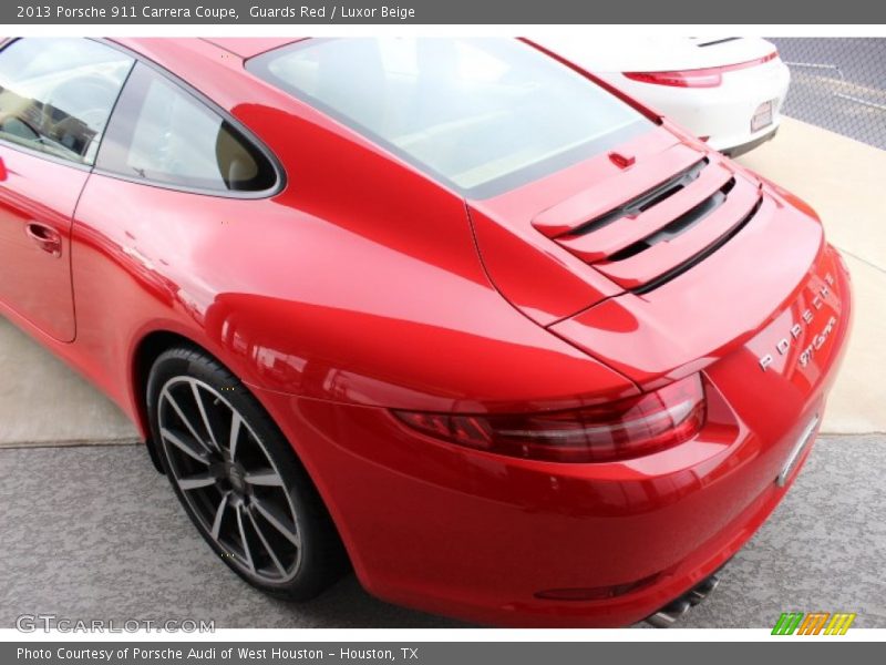 Guards Red / Luxor Beige 2013 Porsche 911 Carrera Coupe