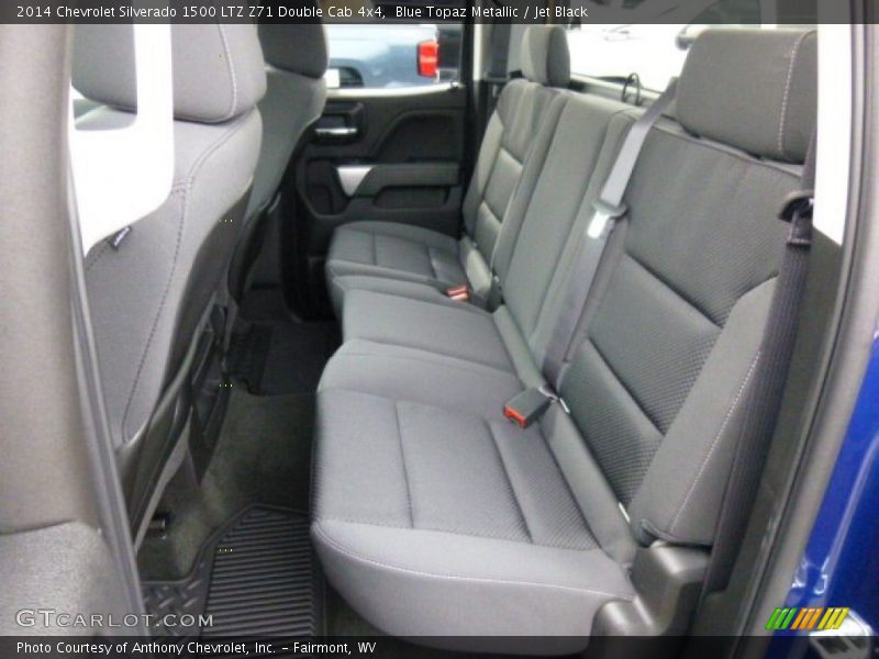 Blue Topaz Metallic / Jet Black 2014 Chevrolet Silverado 1500 LTZ Z71 Double Cab 4x4