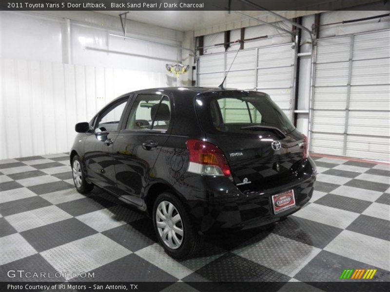 Black Sand Pearl / Dark Charcoal 2011 Toyota Yaris 5 Door Liftback