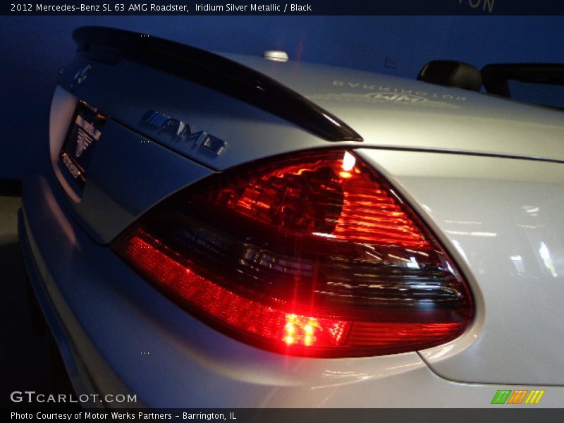 Iridium Silver Metallic / Black 2012 Mercedes-Benz SL 63 AMG Roadster