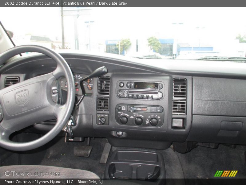 Atlantic Blue Pearl / Dark Slate Gray 2002 Dodge Durango SLT 4x4
