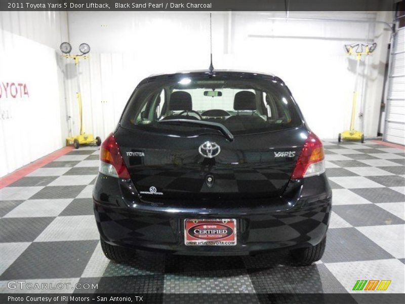 Black Sand Pearl / Dark Charcoal 2011 Toyota Yaris 5 Door Liftback